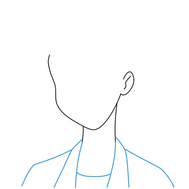 Hướng dẫn cách vẽ công chúa Tiana chi tiết từng bước cho bé - Bước 3