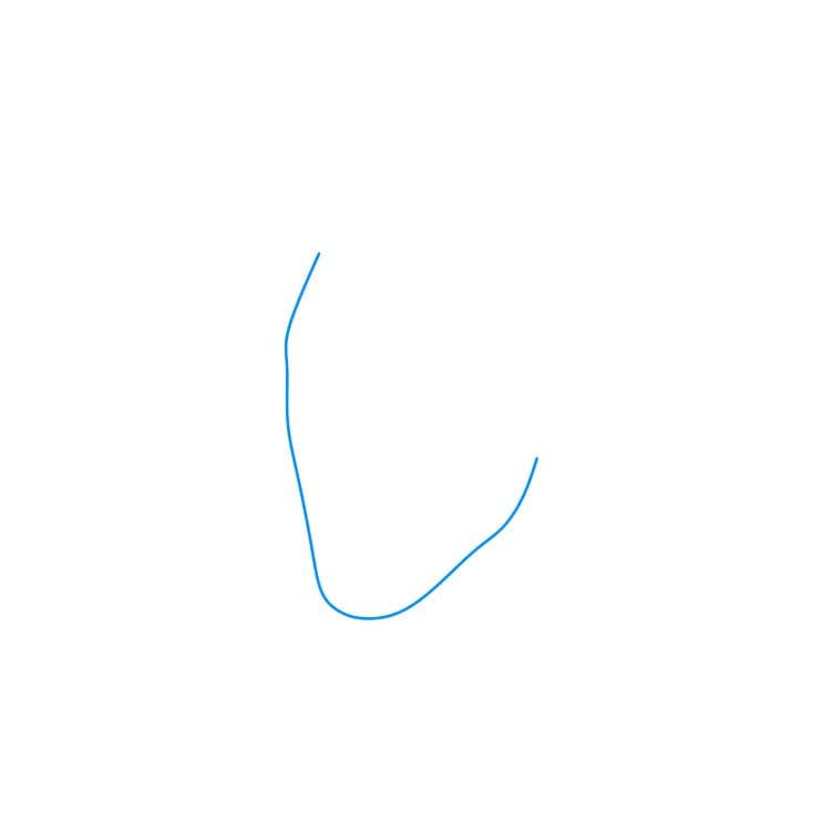 Hướng dẫn vẽ nhân vật Flynn Rider đơn giản cho bé - Bước 1