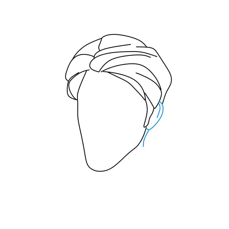 Hướng dẫn vẽ nhân vật Flynn Rider đơn giản cho bé - Bước 3