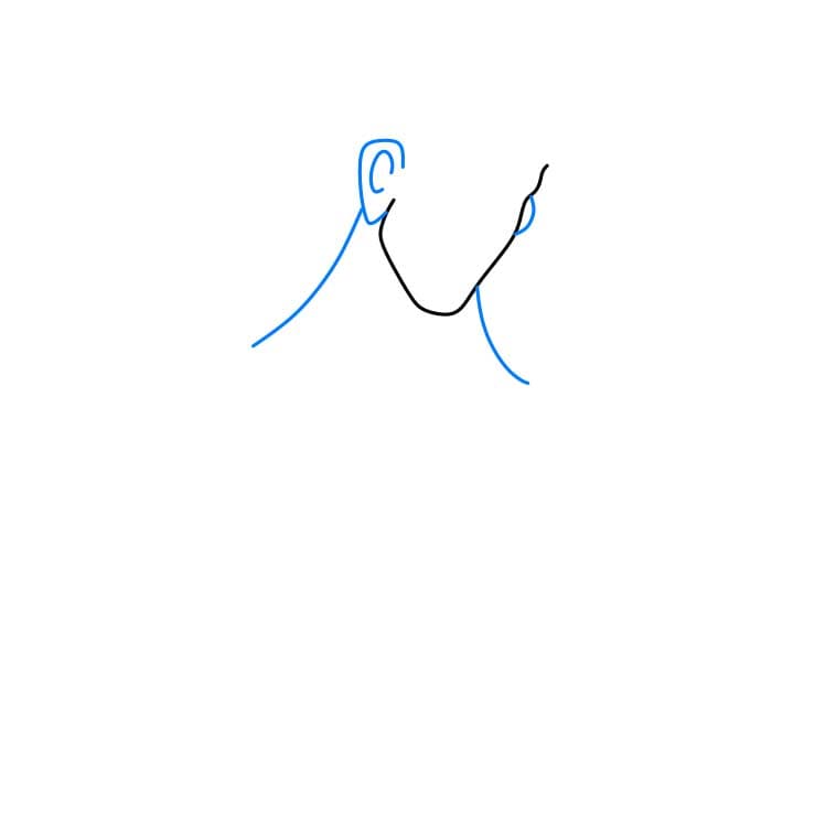 Hướng dẫn cách vẽ Á thần Hercules tự tin và đơn giản cho bé - Bước 2