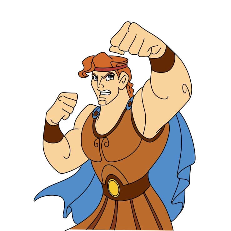 Hướng dẫn vẽ dễ dàng : Á thần Hercules