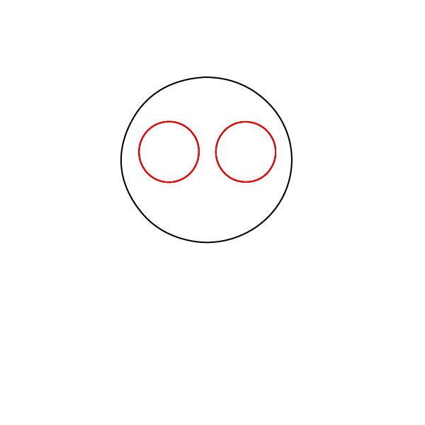 Hướng dẫn vẽ nhân vật Dandy đơn giản. - Bước 2