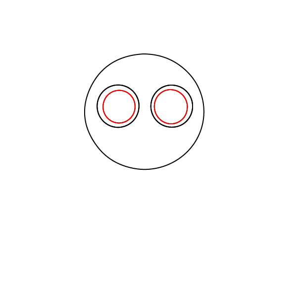 Hướng dẫn vẽ nhân vật Dandy đơn giản. - Bước 3