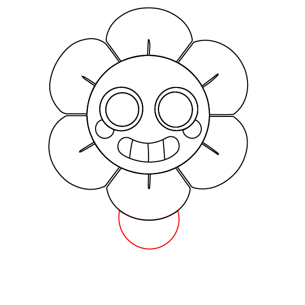 Hướng dẫn vẽ nhân vật Dandy đơn giản. - Bước 7