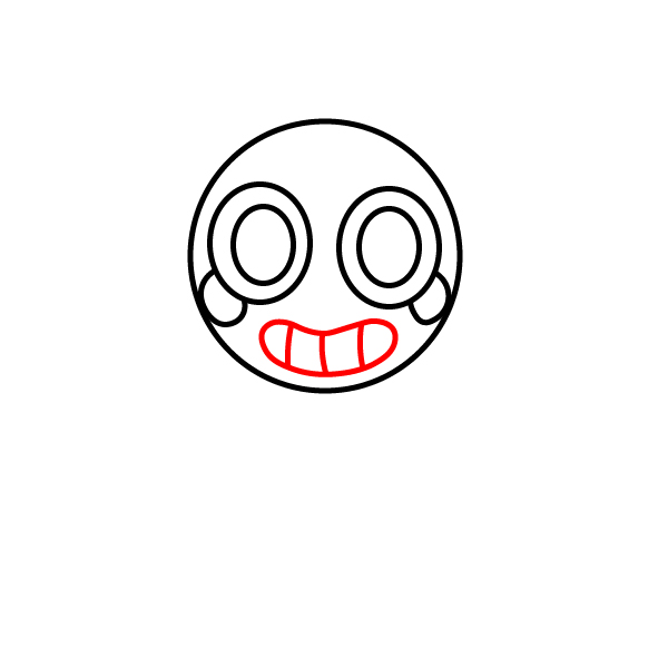 Hướng dẫn vẽ nhân vật Dandy đáng yêu. - Bước 4