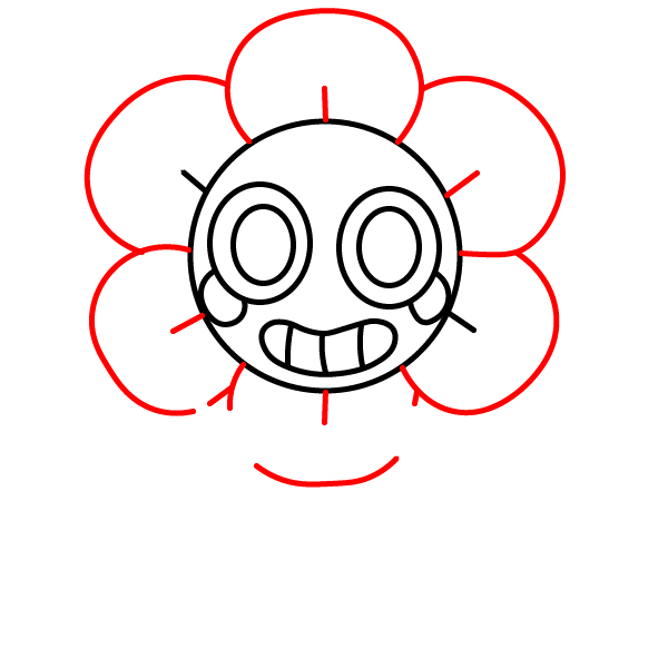 Hướng dẫn vẽ nhân vật Dandy đáng yêu. - Bước 5