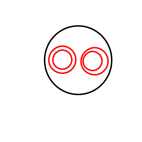 Hướng dẫn vẽ nhân vật Poppy. - Bước 2