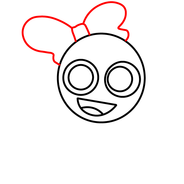 Hướng dẫn vẽ nhân vật Poppy. - Bước 4