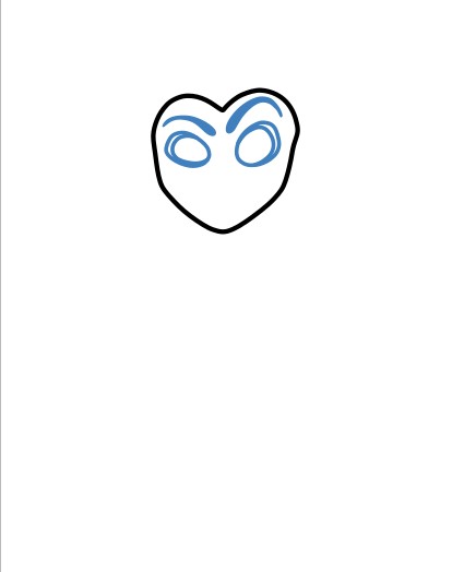 Hướng dẫn vẽ Medusa vui vẻ. - Bước 2