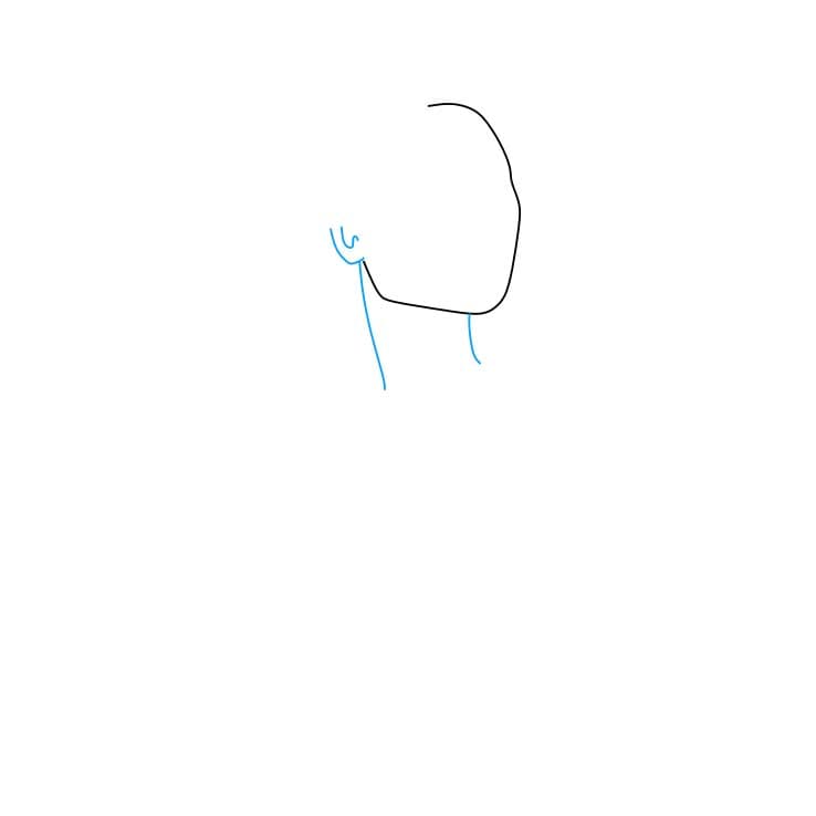 Hướng dẫn cách vẽ Pocahontas xinh đẹp và đơn giản cho bé - Bước 2