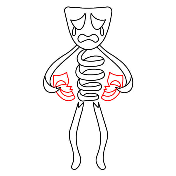Hướng dẫn vẽ nhân vật Gangle đơn giản cho người mới bắt đầu. - Chiếc Mặt Nạ Hài Kịch Vỡ