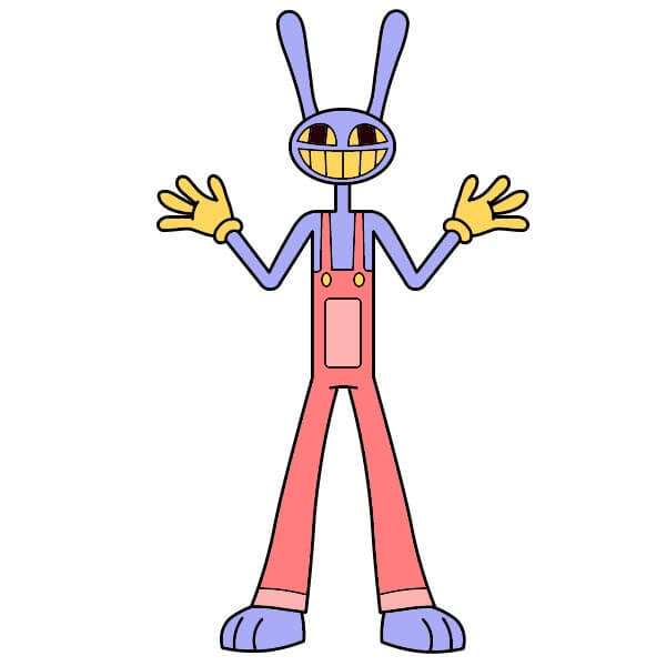 Hướng dẫn đơn giản cách vẽ nhân vật Jax - Tô màu