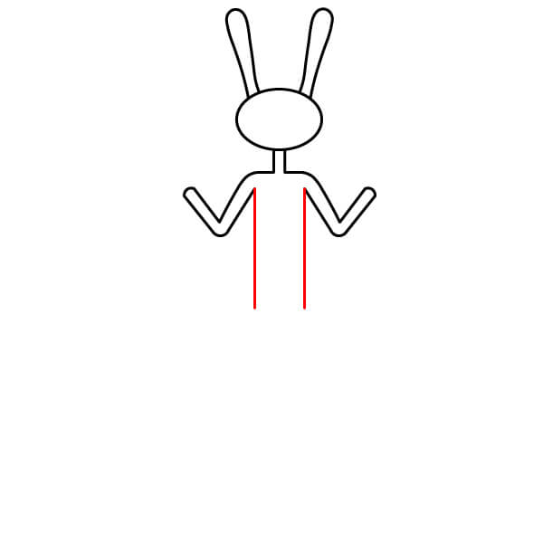 Hướng dẫn đơn giản cách vẽ nhân vật Jax - Phác thảo thân