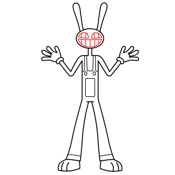 Hướng dẫn đơn giản cách vẽ nhân vật Jax - Khuôn mặt