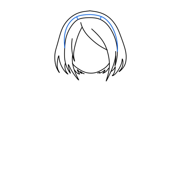 Hướng dẫn vẽ Sakura dễ thương - Bước 3