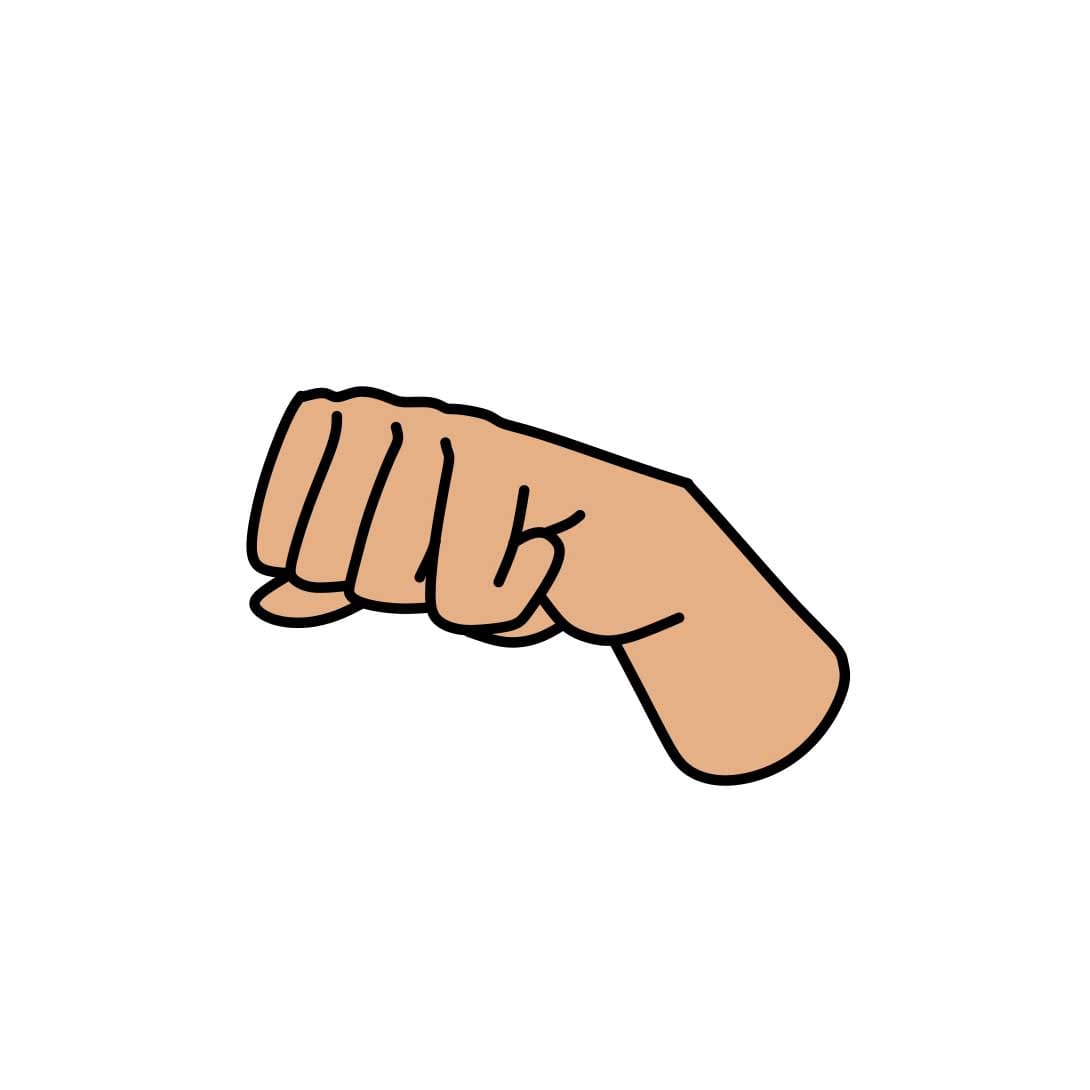 Hướng dẫn vẽ dễ dàng : Bàn tay - Bước 5