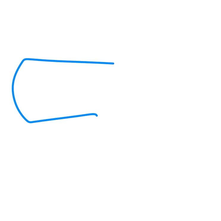 Hướng dẫn vẽ bàn tay đơn giản và đẹp cho bé - Bước 1