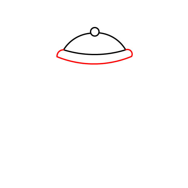 Hướng dẫn từng bước cách vẽ ấm trà cho trẻ em - Vẽ viền nắp