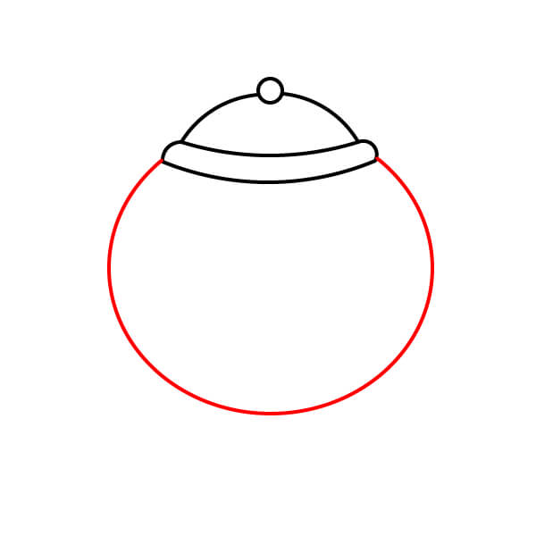 Hướng dẫn từng bước cách vẽ ấm trà cho trẻ em - Vẽ thân ấm trà