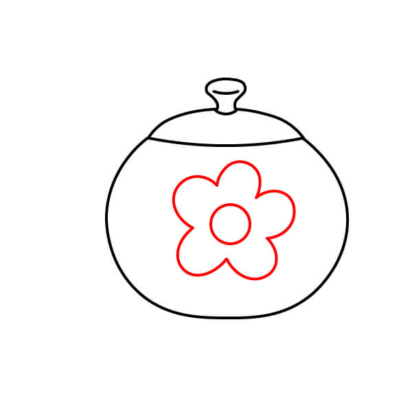 Cách đơn giản để vẽ ấm trà cho trẻ em - Thêm Hoa Trang Trí