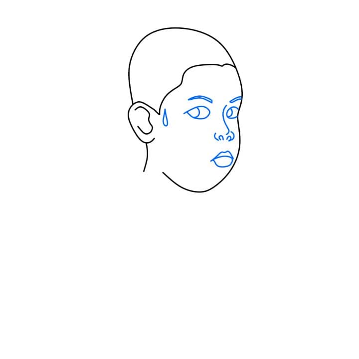 Hướng dẫn vẽ ảnh chế ( Meme) đơn giản cho bé - Bước 3