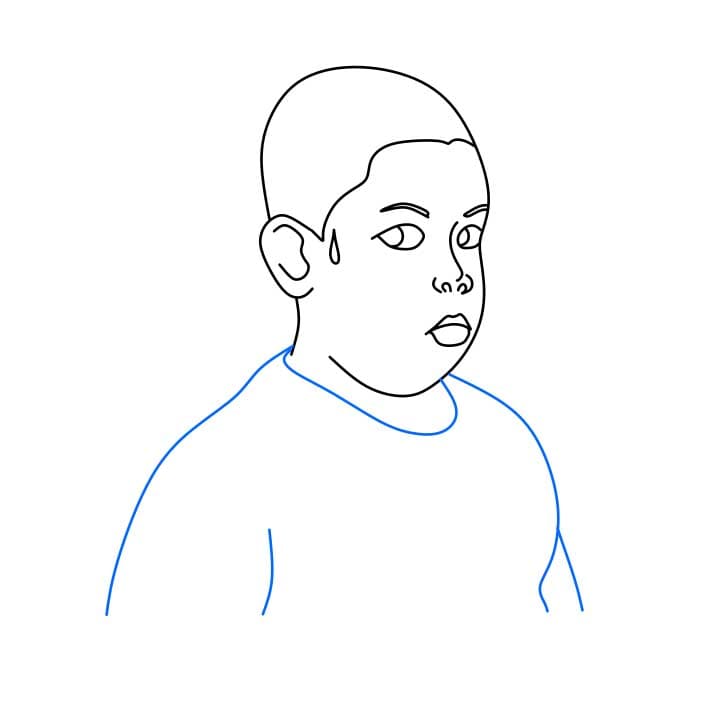 Hướng dẫn vẽ ảnh chế ( Meme) đơn giản cho bé - Bước 4