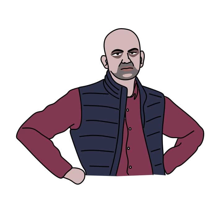 Hướng dẫn vẽ ảnh chế ( Meme) đang chống tay - Bước 5