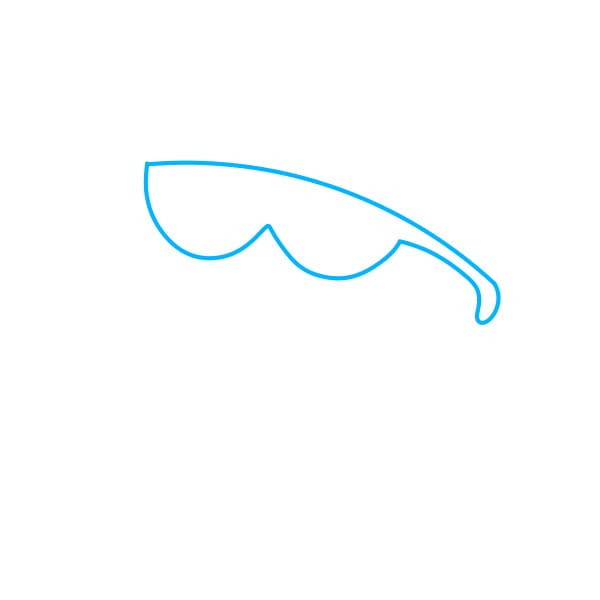 Hướng dẫn vẽ cái bánh pizza đơn giản và đẹp cho bé - Bước 1