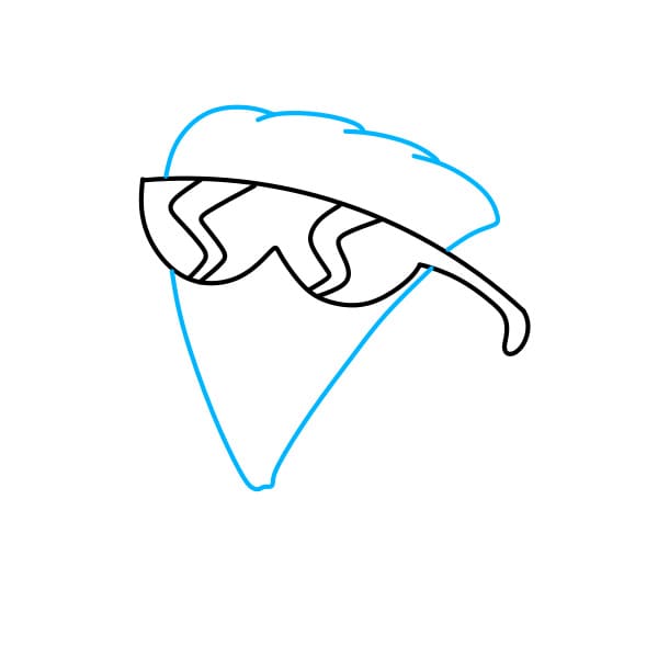 Hướng dẫn vẽ cái bánh pizza đơn giản và đẹp cho bé - Bước 2