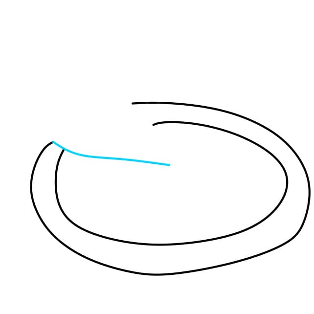 Hướng dẫn vẽ bánh Pizaa đơn giản - Bước 2