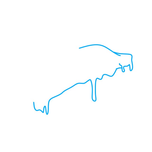 Hướng dẫn vẽ miếng bánh Pizza thật hấp dẫn - Bước 1