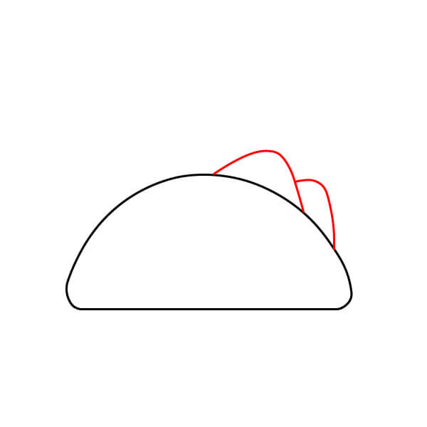 Bài học vẽ tranh hoạt hình về món taco dành cho các họa sĩ nhí - Bước 2