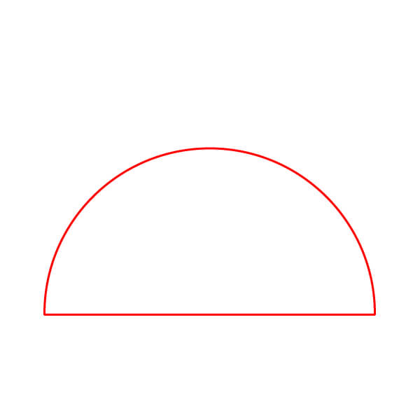 Hướng dẫn vẽ món Taco vui nhộn và đơn giản dành cho trẻ em - Bước 1