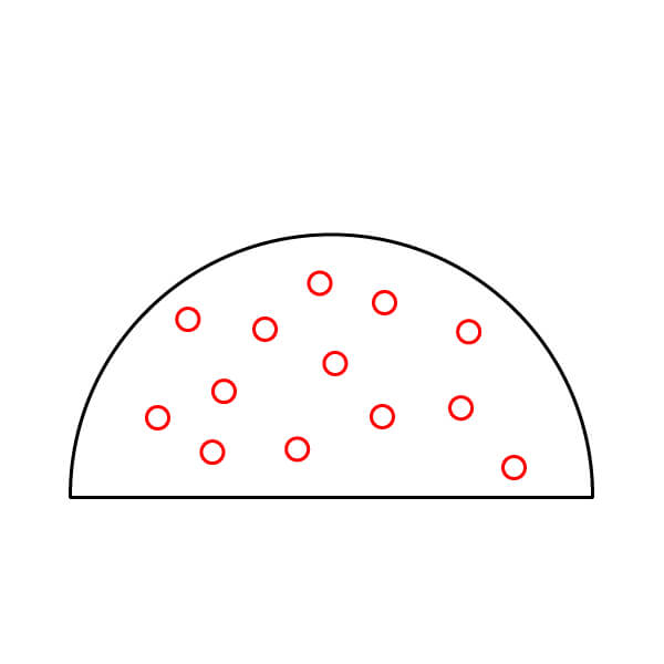 Hướng dẫn vẽ món Taco vui nhộn và đơn giản dành cho trẻ em - Bước 2