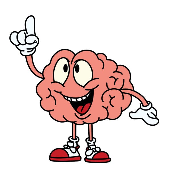 Hướng dẫn vẽ một Bộ Não đơn giản và đẹp cho bé - Bước 7