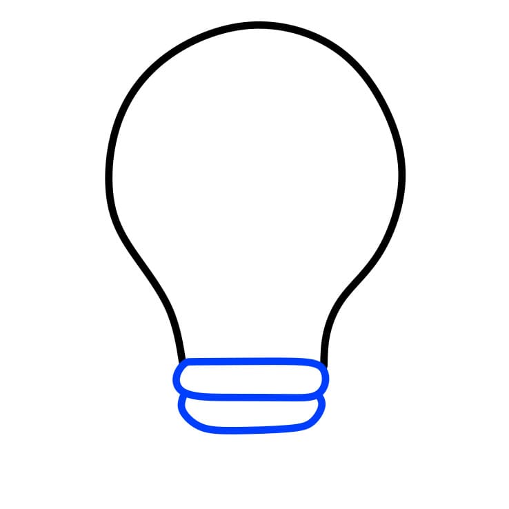 Hướng dẫn cách vẽ bóng đèn nhiều màu sắc - Bước 2