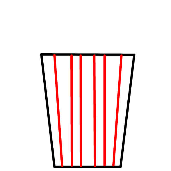 Hướng dẫn vẽ bắp rang bơ đơn giản dành cho trẻ em - Bước 2