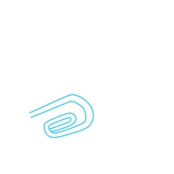 Hướng dẫn vẽ cái Kèn đơn giản và đẹp cho bé - Bước 1