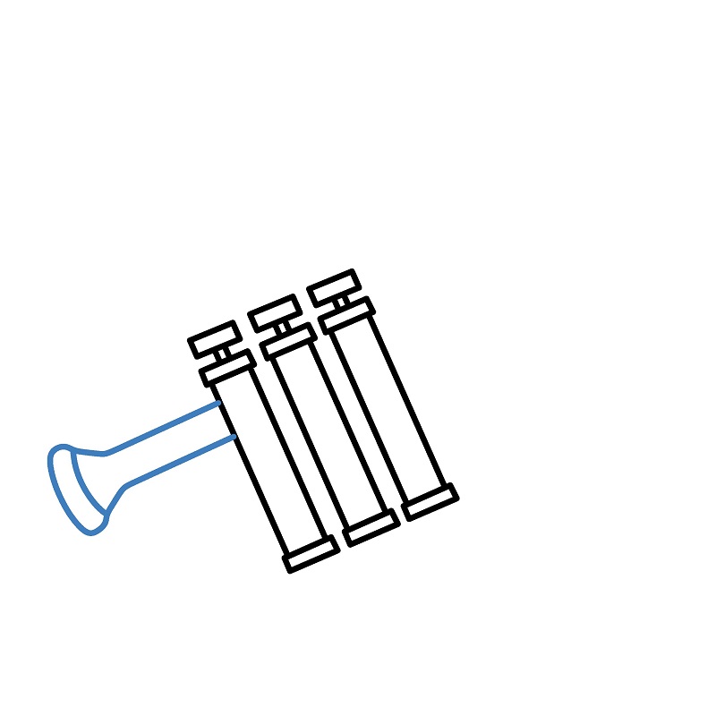 Hướng dẫn vẽ một cái kèn chi tiết và đẹp. - Bước 4