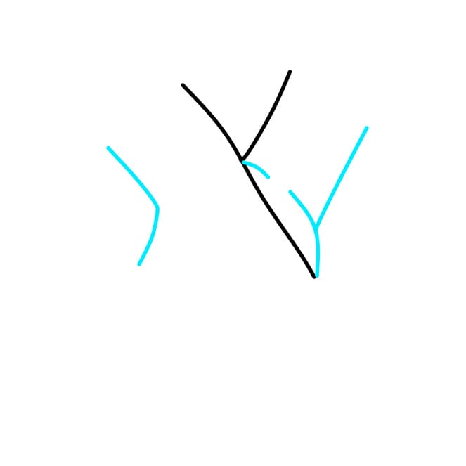 Hướng dẫn vẽ cái nắm tay đơn giản và đẹp cho bé - Bước 2