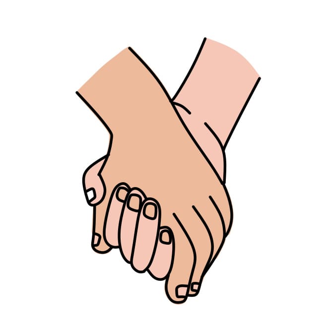 Cách vẽ cái nắm tay