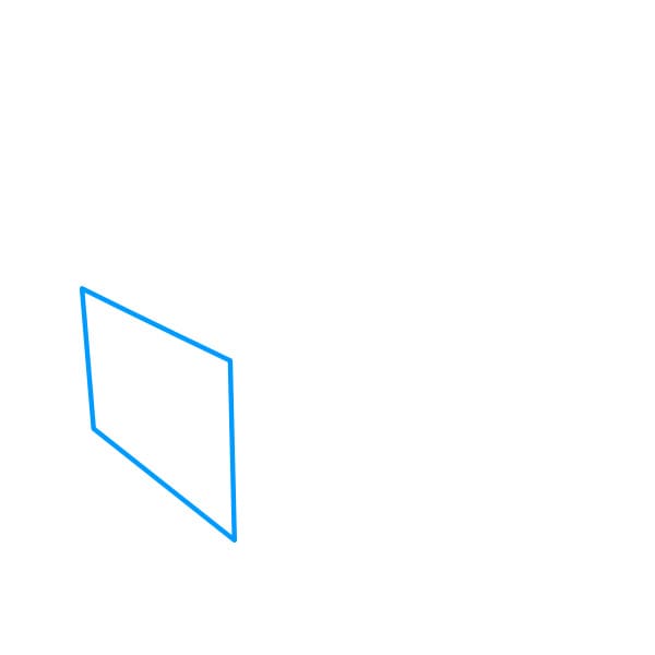 Hướng dẫn vẽ chiếc rương đơn giản và đẹp - Bước 1