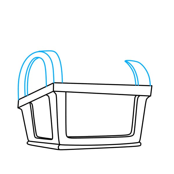 Hướng dẫn vẽ cái rương của cướp biển - Bước 4