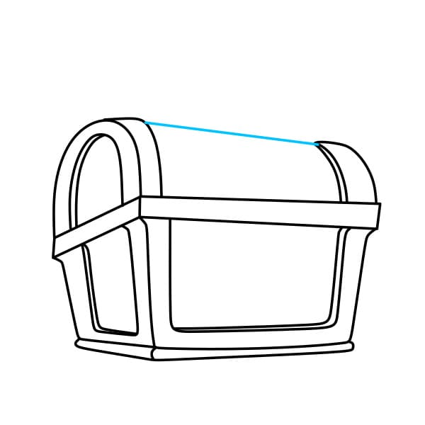 Hướng dẫn vẽ cái rương của cướp biển - Bước 5