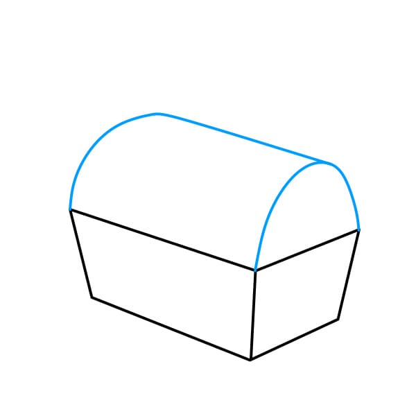 Hướng dẫn vẽ cái rương lộng lẫy - Bước 2