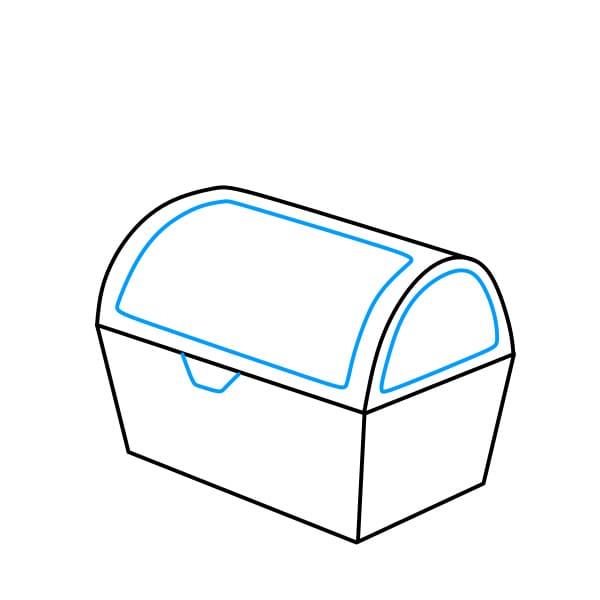 Hướng dẫn vẽ cái rương lộng lẫy - Bước 3