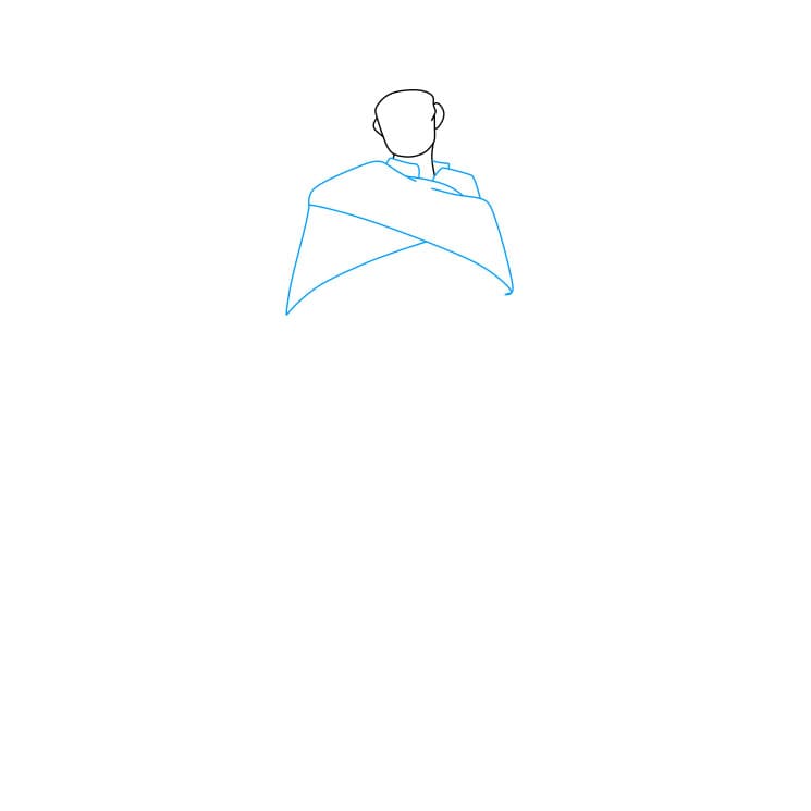 Hướng dẫn vẽ dễ dàng : anh chàng cao bồi - Bước 3