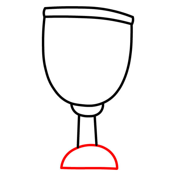 Hướng dẫn vẽ Chiếc Cúp đơn giản dành cho người mới bắt đầu - Bước 5