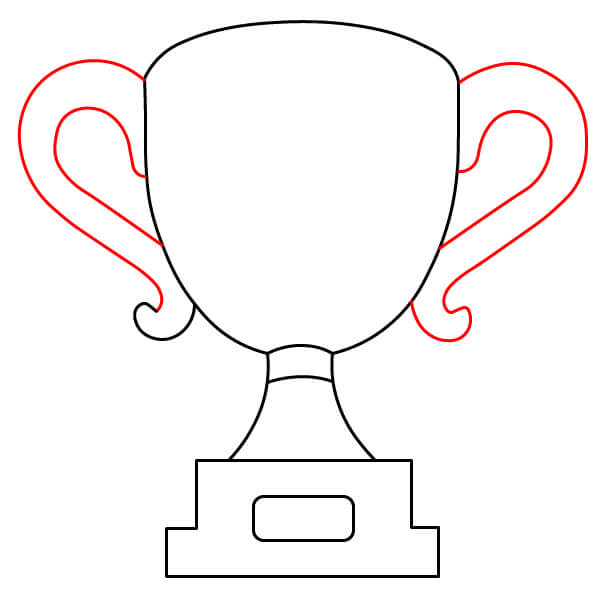 Hướng dẫn vẽ Chiếc Cúp vui nhộn và nhanh chóng dành cho trẻ em - Bước 6