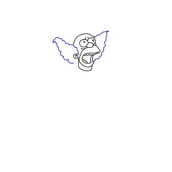 Hướng dẫn vẽ chú hề vui vẻ đơn giản và đẹp cho bé - Bước 3